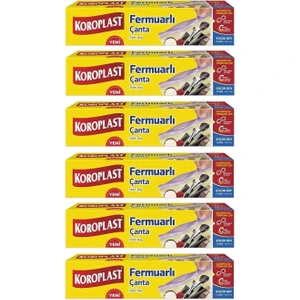 Fermuarlı Çanta Küçük Boy 12 Li 16 x 14 cm x 6 Paket