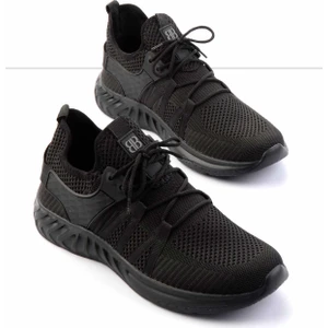 Siyah Triko   Erkek Sneaker E01768002182