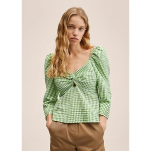 Gingham Kareli Pamuklu Gömlek