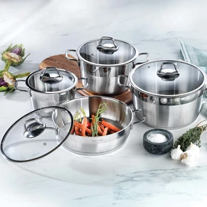 Shf2410 Vals 8 Parça Tencere Seti İnox