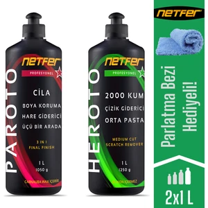 2'li Orta Pasta Cila Set - 2x1 L