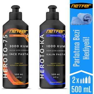 2'li İnce Kalın Pasta Set - 2x500 mL