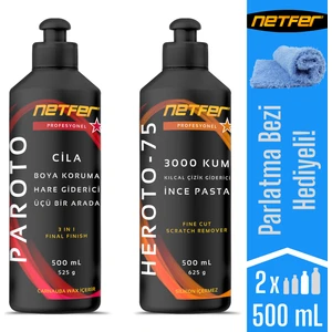 2'li İnce Pasta Cila Set - 2x500 mL