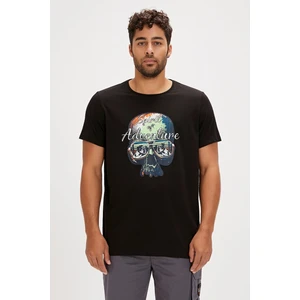 Bad Bear Bean Siyah Baskılı Erkek Tişört