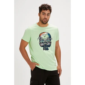 Bad Bear Bean Yeşil Baskılı Erkek Tişört