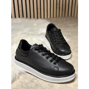 Günlük Kadın Sneaker Spor Ayakkabı Bağcıklı Rahat Hafif Kalın Tabanlı 525G