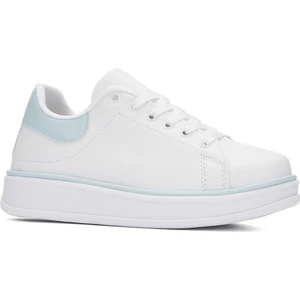 Günlük Kadın Sneaker Spor Ayakkabı Bağcıklı Rahat Hafif Kalın Tabanlı 525G