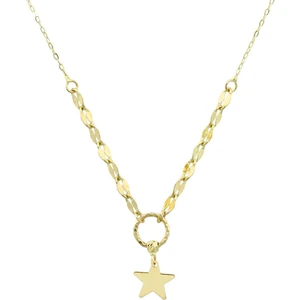 14 Ayar Altın Yıldız Kolye