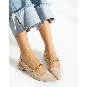 Trios Shoes Kadın Sivri Burun Tokalı Babet TS1175