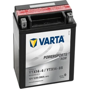 YTX14-BS 12V 12AH Varta Motosiklet & Mercedes Güç Aküsü.!! Güncel-Yeni Üretim.
