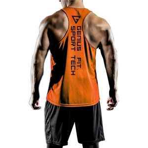Genius Store Erkek Dry Fit Y-Back Gym Fitness Sporcu Atleti Genıus-Fıt