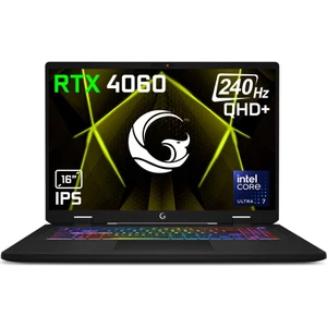 Game Garaj Slayer4 U7-4060 C2 Intel Core Ultra 7 155H 32GB Ram 1tb SSD RTX4060 16" Qhd 240Hz IPS Freedos Dizüstü Bilgisayar + Çanta