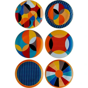 The Mia Shapes Servis Tabağı 6 Kişilik