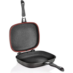 Dikdörtgen  32 Cm Double Grill Pan