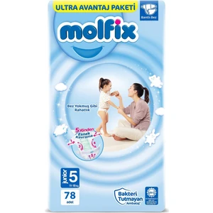 Bebek Bezi 3D 5 Beden Junior 11-18 Kg 78li Ultra Fırsat Paketi