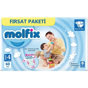 Bebek Bezi 4 Beden Maxi 7-14 Kg 60lı Fırsat Paketi