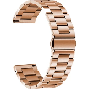 Xiaomi Amazfit Pace ile Uyumlu Kordon Ayarlanabilir Baklalı Metal Kordon