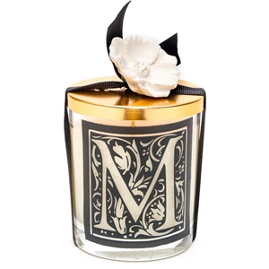 Kişiye Özel M Harfi Yasemin Sandal Vegan Mum(140 gr)