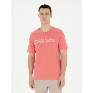 Pierre Cardin Erkek Pembe Regular Fit Tişört 50280953-VR186