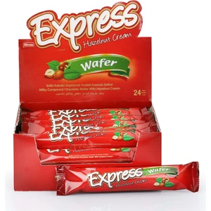 Express Fındık Kremalı Gofret 35 gr 24 Adet (1 Kutu)
