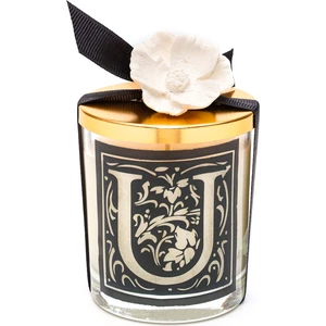 Kişiye Özel U Harfi Yasemin Sandal Vegan Mum(140 gr)