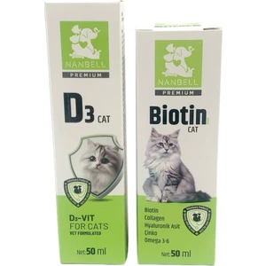 Kediler Için Biotin Collagen + D3 Vitamin Takviyesi