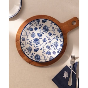 Madame Coco Rêve Bleu Fleur Servis Tabağı 25 Cm