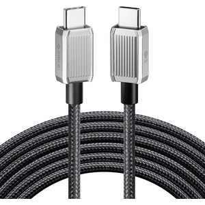 GQZ60-15-BK-BP 60W 3A Pd Type-C To Type-C Hızlı Şarj ve Data Kablosu 1.5 Metre Siyah