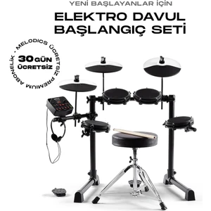 ALESIS DEBUT KIT Aksesuarlı Elektronik Davul Seti