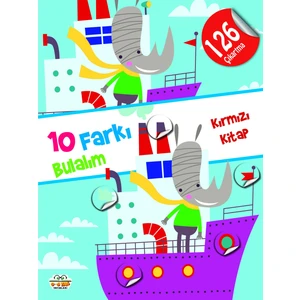 0-6 Yaş Yayınları 10 Farkı Bulalım-Kırmızı Kitap
