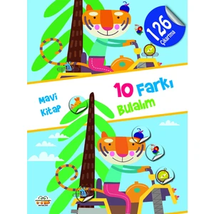 0-6 Yaş Yayınları 10 Farkı Bulalım -Mavi Kitap
