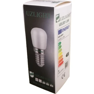 Uzled 1,5W LED Ampul E14 3000K Buzdolabı Ampulü