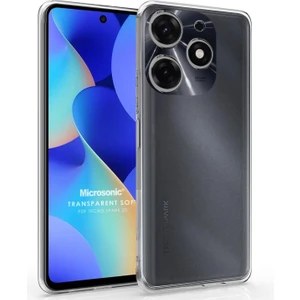 Tecno Spark 20 Kılıf Transparent Soft Şeffaf