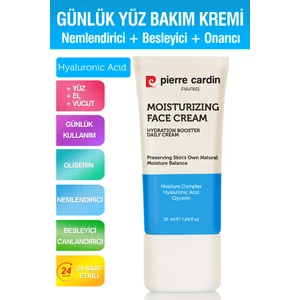 Pierre Cardin Nemlendirici & Besleyici Canlandırıcı Yüz, El ve Vücut Günlük Bakım Kremi 24 Saat Etkili 50 ml