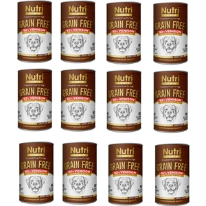 Nutri Canin Tahılsız Geyik Etli Köpek Konserve 400 Gr. x 12 Adet