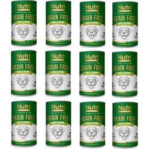Nutri Canin Tahılsız Kuzu Etli Köpek Konserve 400 Gr. x 12 Adet