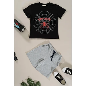 For You Kids Spider Baskılı Alt Üst Takım