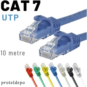 Irenıs 10 Metre Cat7 Kablo Ethernet Network Internet Lan Ağ Kablosu
