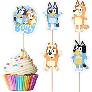 Parti Dükkanım Bluey Şekilli Kürdan 10 Adet