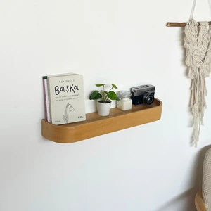 Fagus Wood Ahşap Masif Duvar Rafı