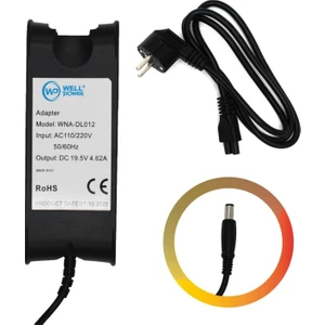 Dell Notebook Laptop Adaptörü 19,5V 4.62A 90W 7.4 x 5.0 mm Notebook Adaptör