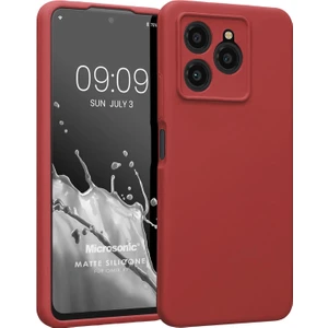 Matte Silicone Omix X6 Kılıf Kırmızı