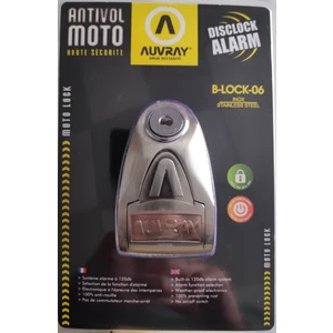 Motostart Auvray B Lock 06 mm Inox Scooter Disk Kilidi