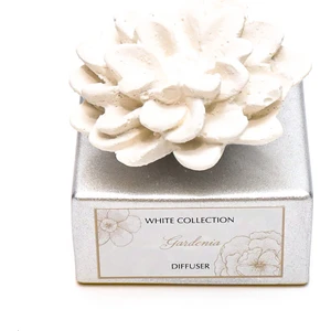50 ml Gümüş Şişe Papatya Seramik Taşlı Gardenya Oda Kokusu