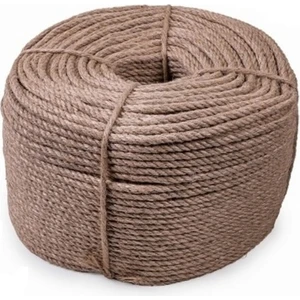 1 kg Hasır Ip 3-4-7-8 mm Seçenekli ( Jüt Halat Kendir Doğal Ip )