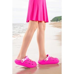 Kiko Kids Eva Plaj Havuz Okul Kreş Kız Çocuk Terlik Twg 755-1 Fuşya