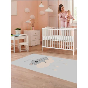 Koala Desenli Halı Yıkanabilir Kaymaz Taban Bebek Odası