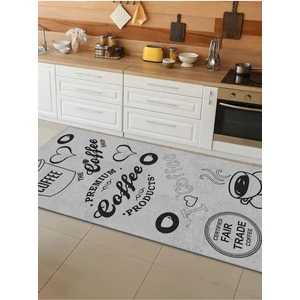 Makinede Yıkanabilir Kaymaz Taban Leke Tutmaz Dijital Baskı Mutfak Halısı