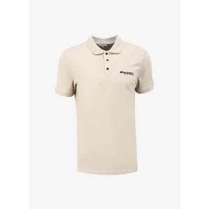 Discovery Expedition Bej Erkek Polo Yaka Basic Polo T-Shirt D4SM-TST3283