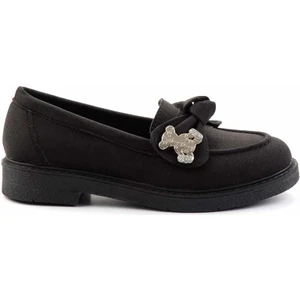 Siyah Kumaş   Kadın Loafer Ayakkabı K01257060704